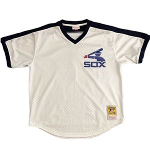 Mitchell & Ness Authentic Carlton Fisk Chicago White Sox 1981 Pullover Jersey 72